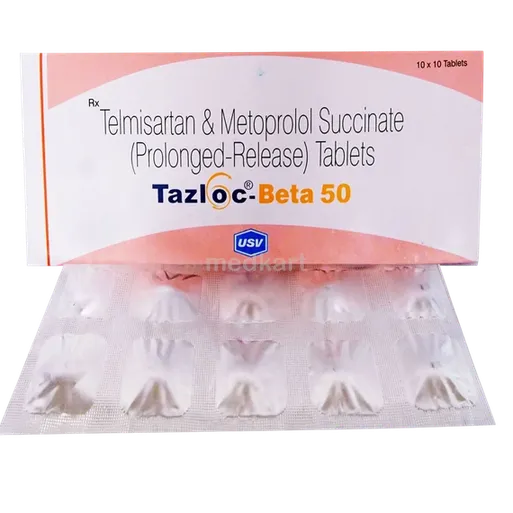 tazloc beta 50mg tablet 10's